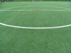 Prato sintetico applicato su campo da calcio